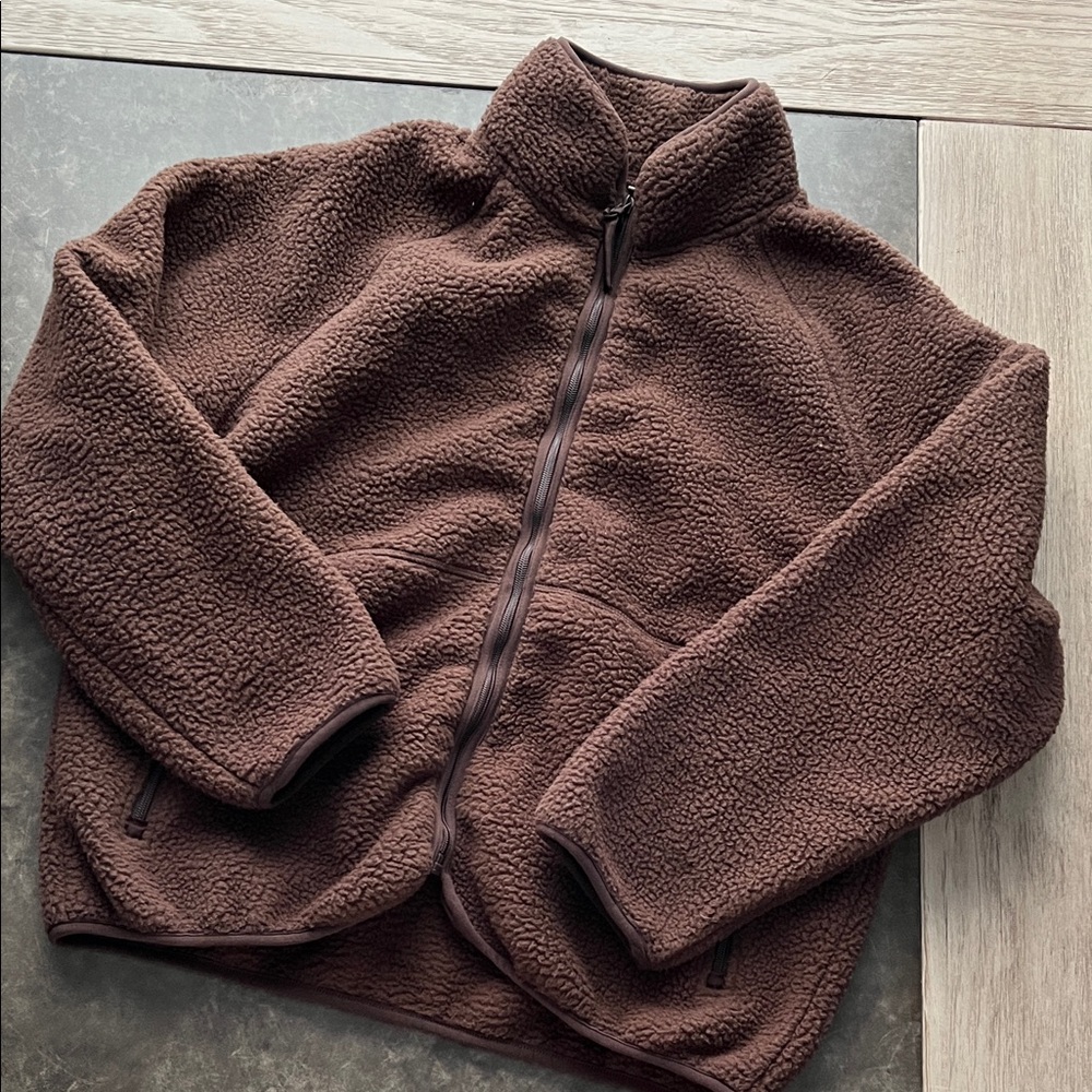 Brown Sherpa jacket